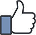 Facebook thumb icon